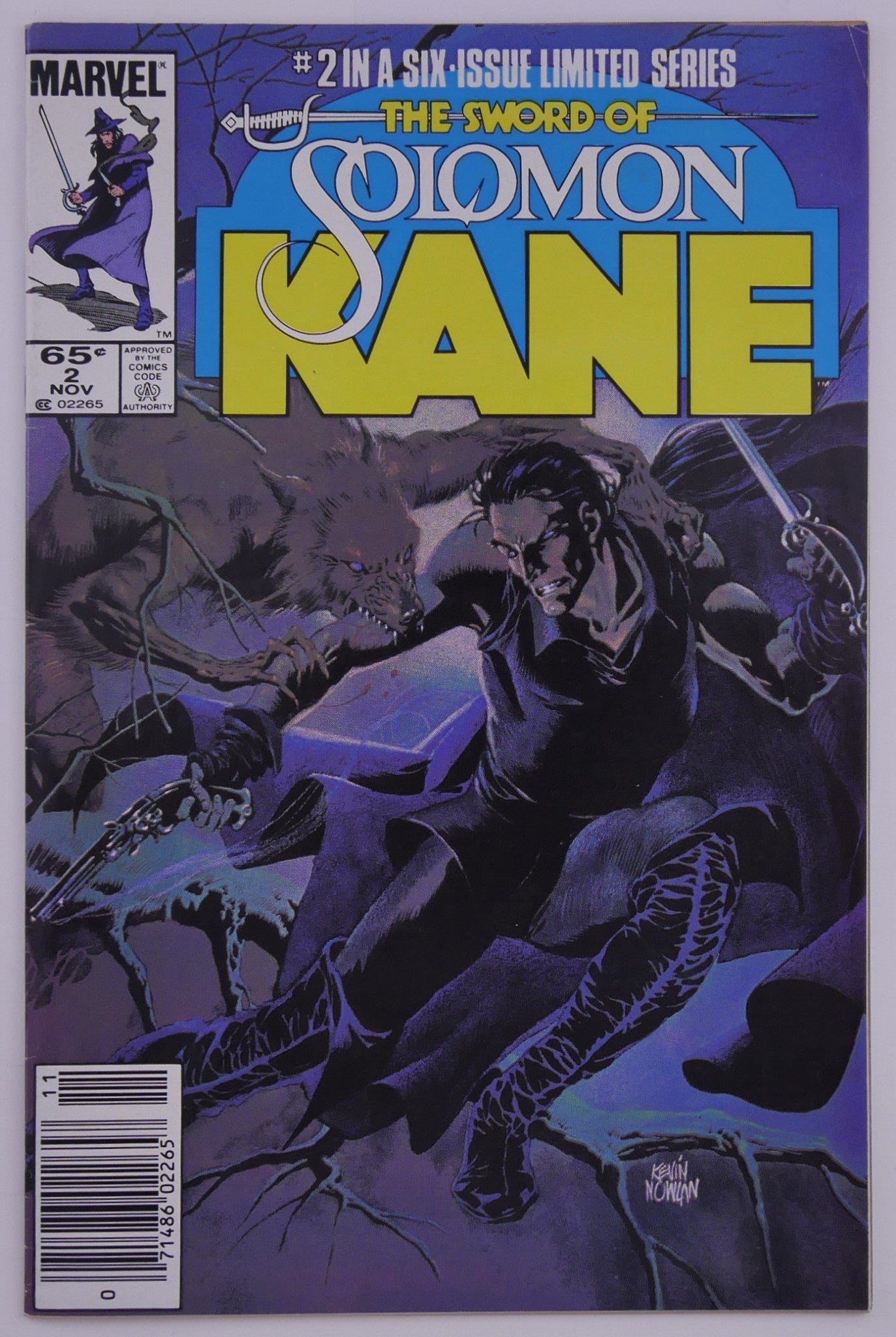 Solomon Kane #1–6 Complete Set (1985–1986) Marvel Limited Series