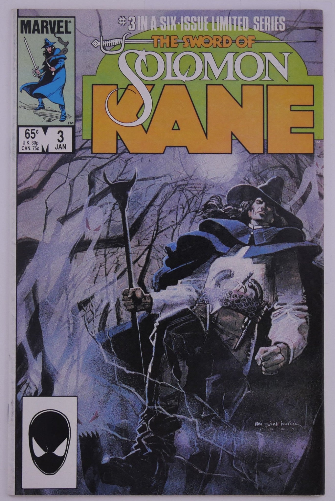 Solomon Kane #1–6 Complete Set (1985–1986) Marvel Limited Series