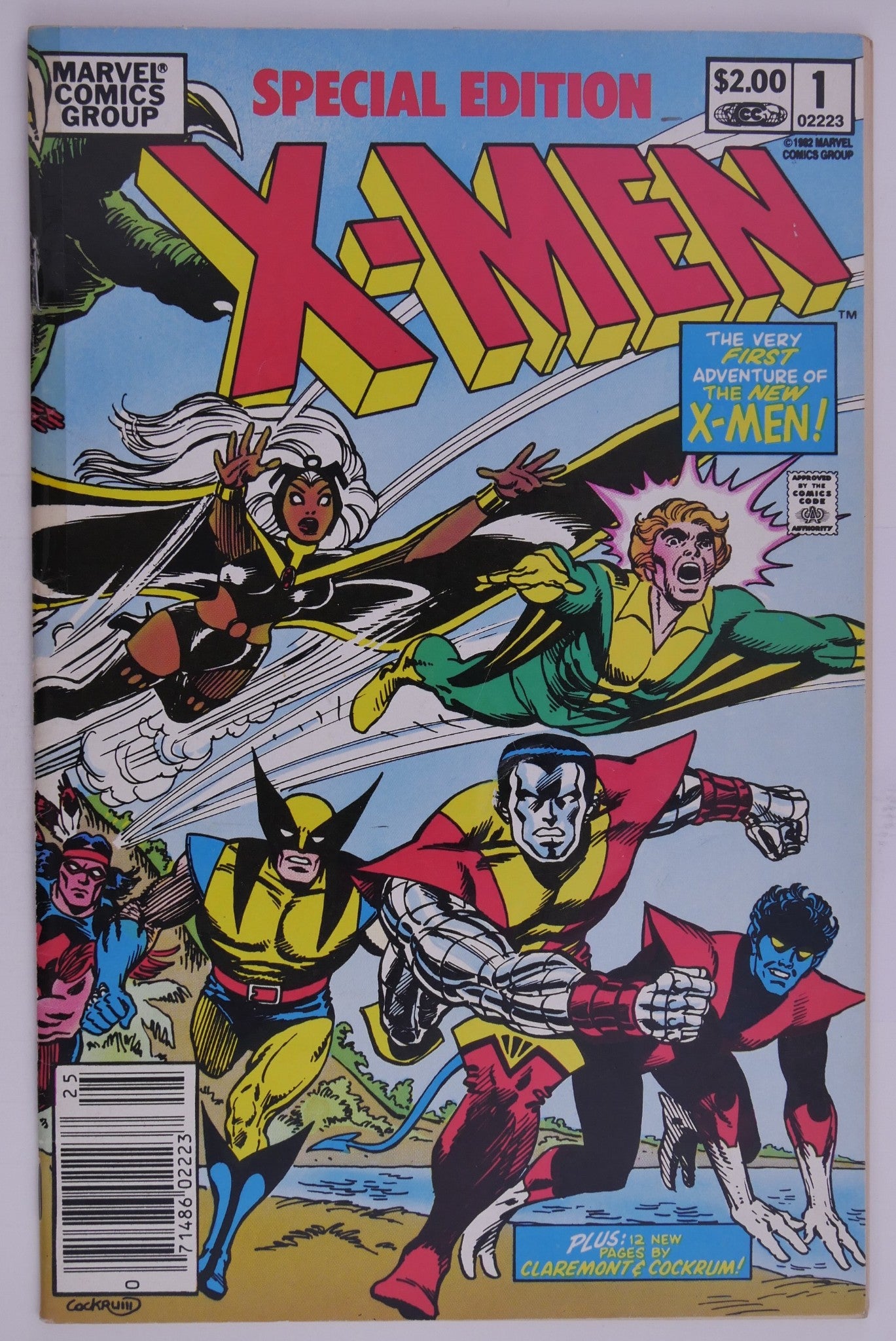 Special Edition X-Men #1 Marvel Comics oversized cover with Storm, Wolverine, Colossus and Nightcrawler.