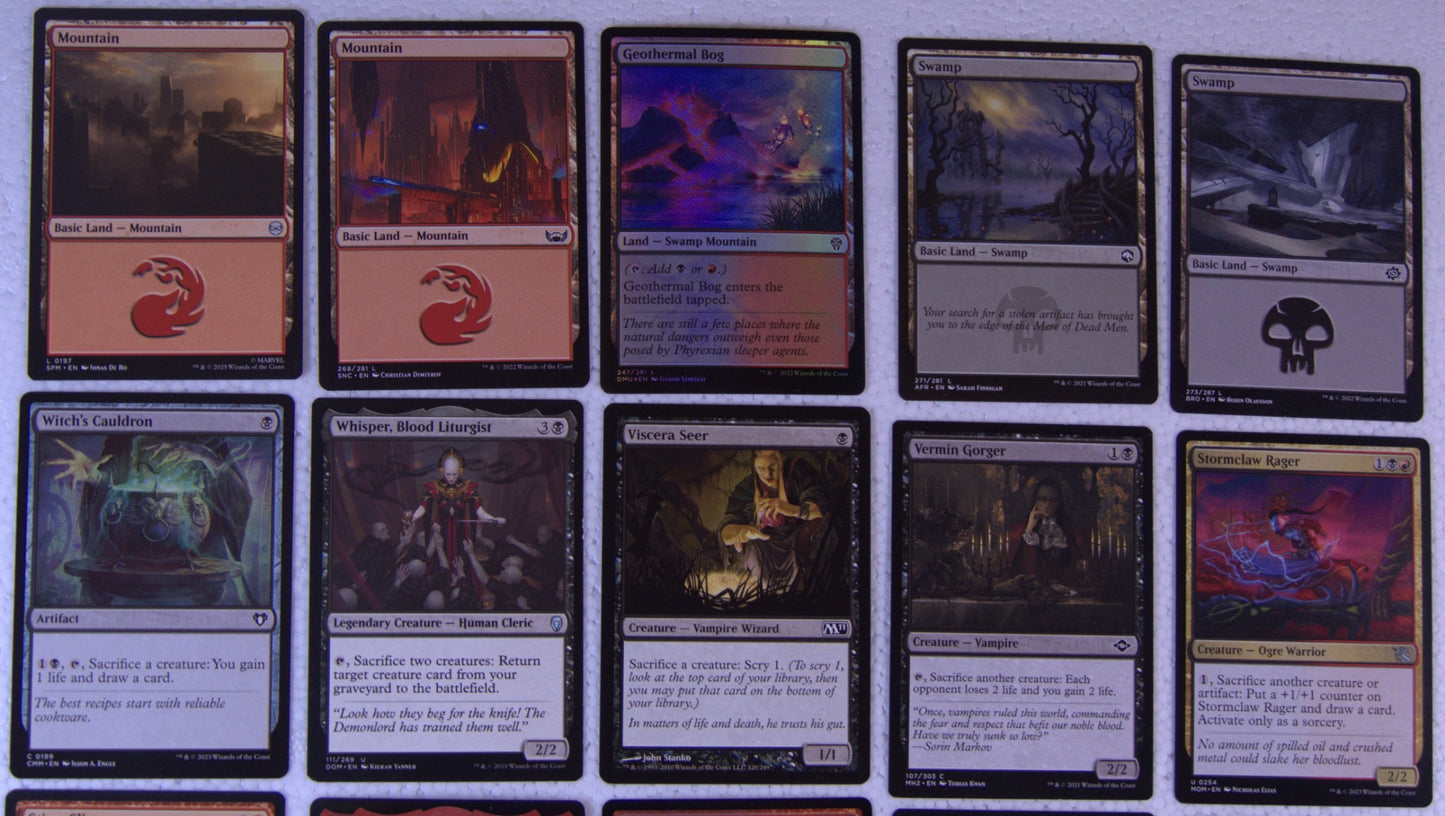 Grub, Storied Matriarch Rakdos Sacrifice Commander Bundle (30 Cards)