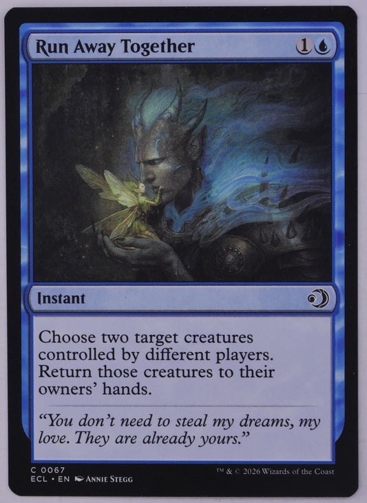 Run Away Together ECL 0067 Magic the Gathering blue instant card.