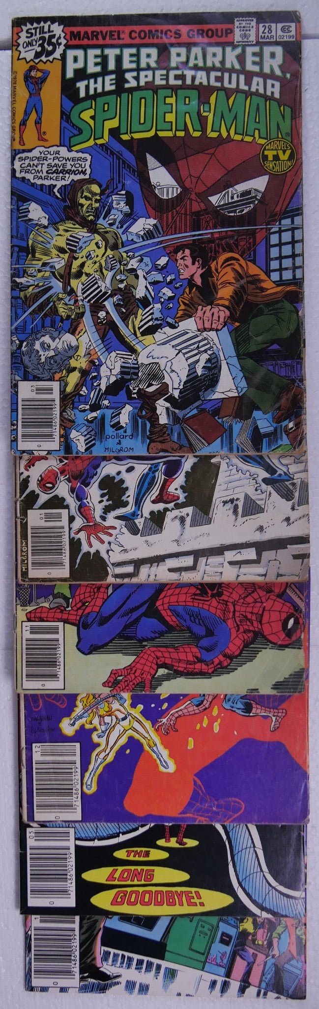 Spectacular Spider-Man #28 38 48 61 78 84 Marvel Bronze Age Lot