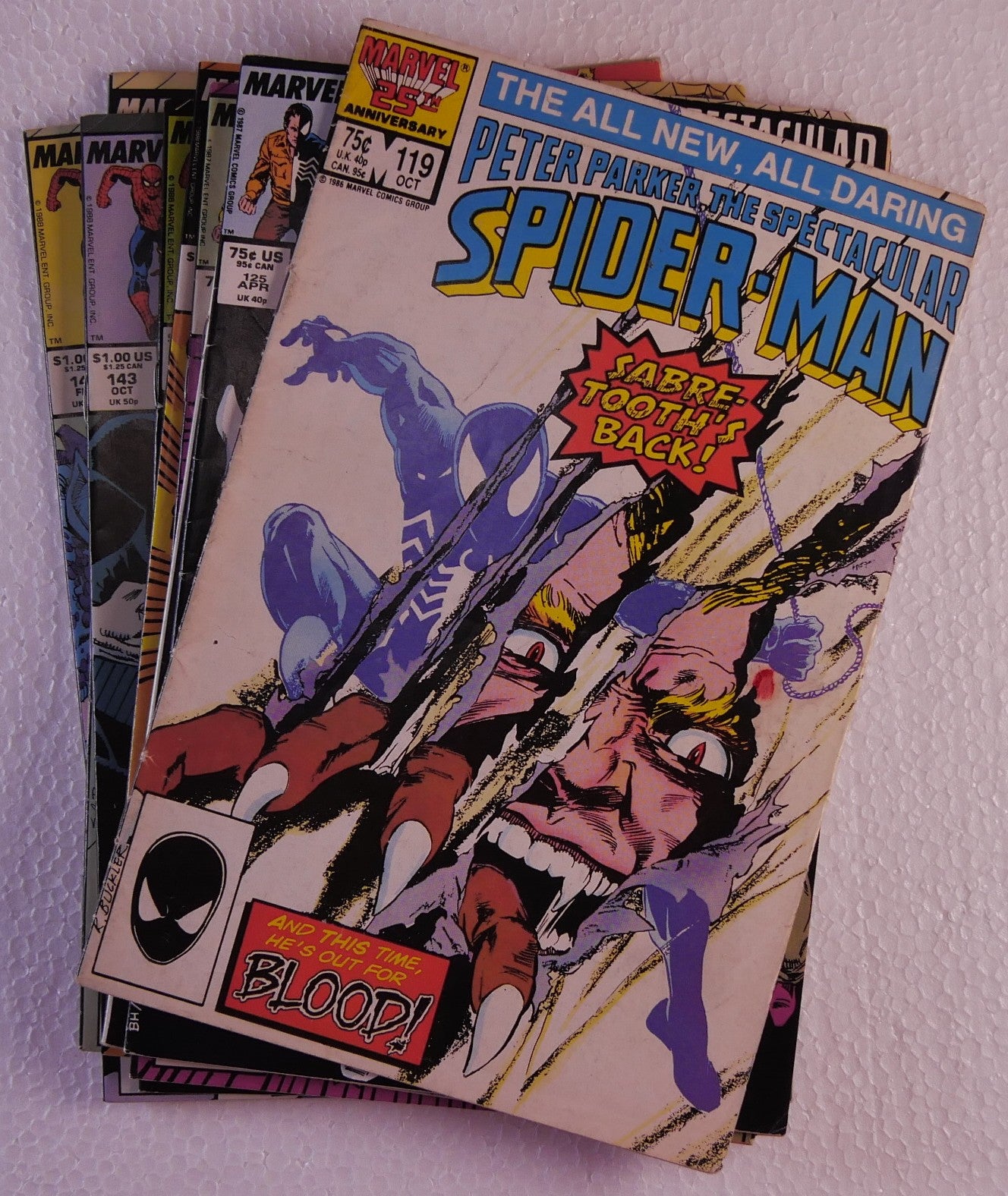 Spectacular Spider-Man Comic Lot #119 125 129 135 138 139 140 143 144 147