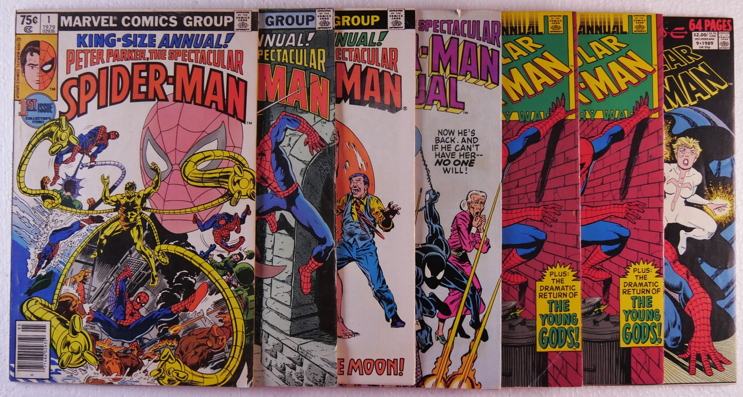 Spectacular Spider-Man Annual 1–4 Comic Lot Marvel + #8 #8 #9