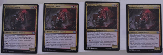 Junkyard Genius x4 regular finish from The Brothers' War BRO 214 MTG card lot by DM Vault Co