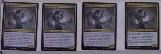 Elvish Vatkeeper x4 regular finish from March of the Machine MOM 0223 MTG card lot by DM Vault Co