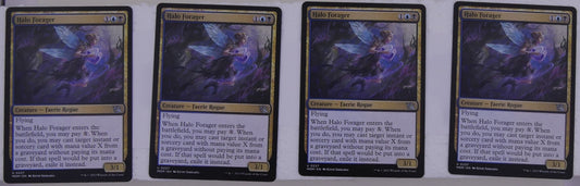 Halo Forager x4 regular finish from March of the Machine MOM 0227 MTG card lot by DM Vault Co