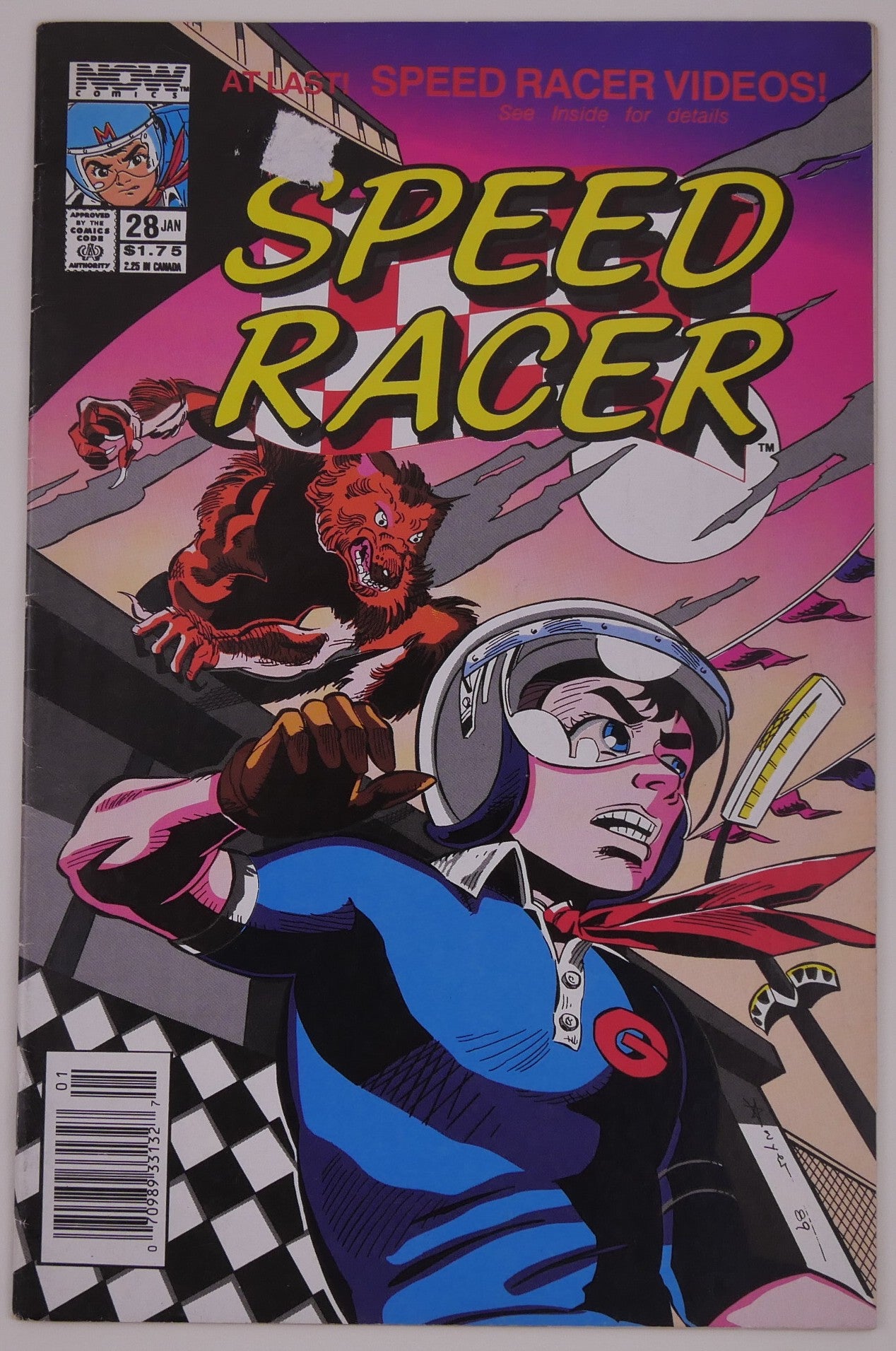 Speed Racer #17 #28 Lot NOW Comics Anime Manga Racing Comic Set