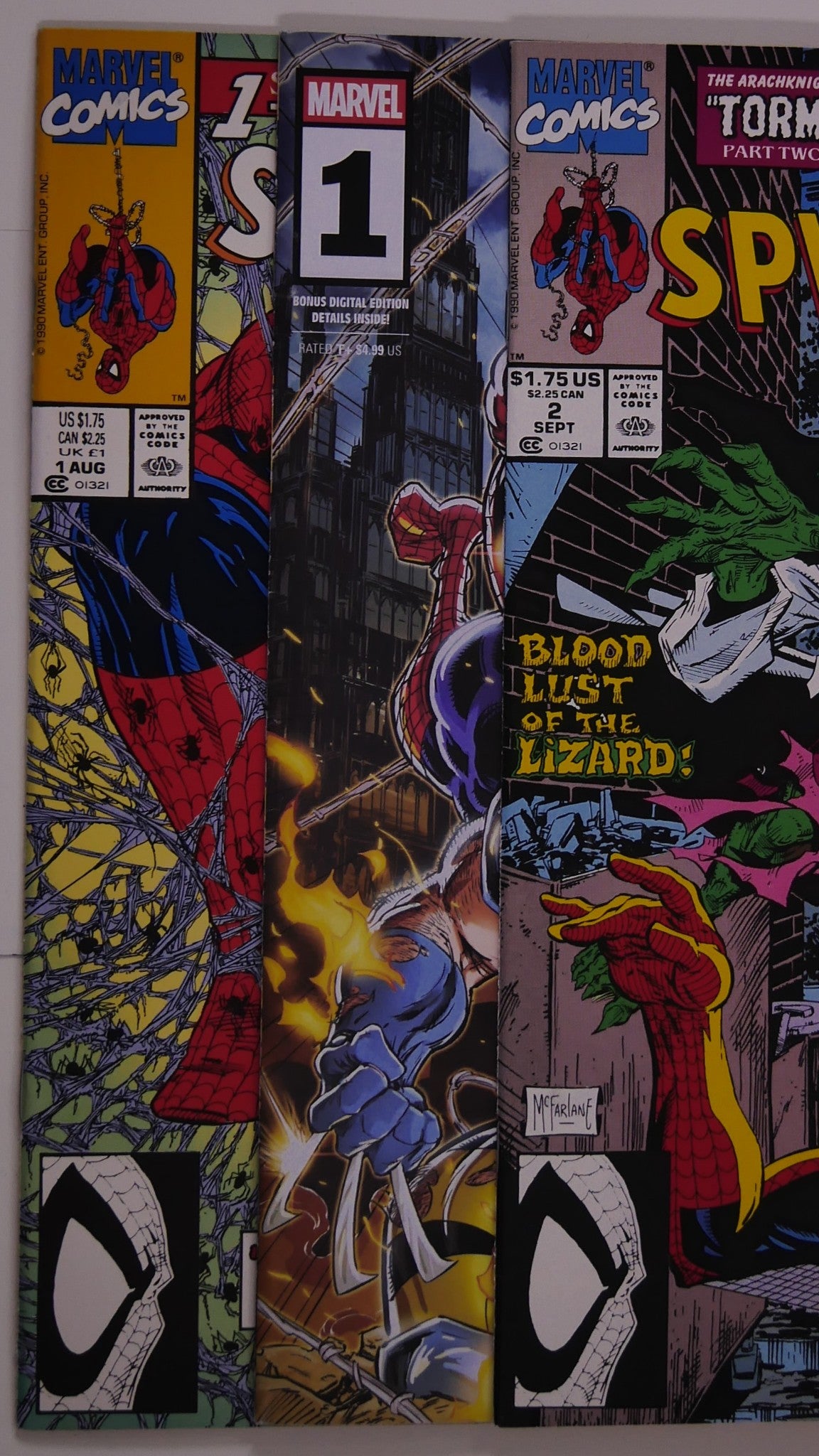 Spider-Man Torment #1-2 Set + Spider-Man & Wolverine #1 Bundle
