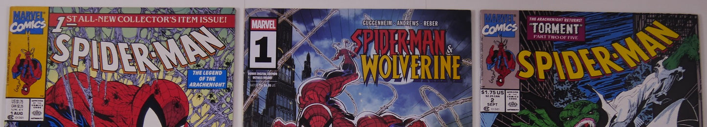 Spider-Man Torment #1-2 Set + Spider-Man & Wolverine #1 Bundle