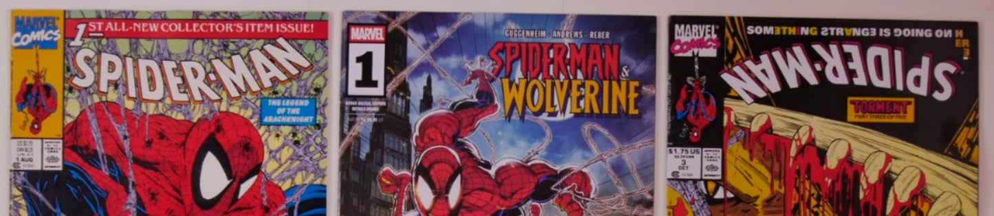Spider-Man #1 Torment + Spider-Man #3 + Spider-Man & Wolverine #1