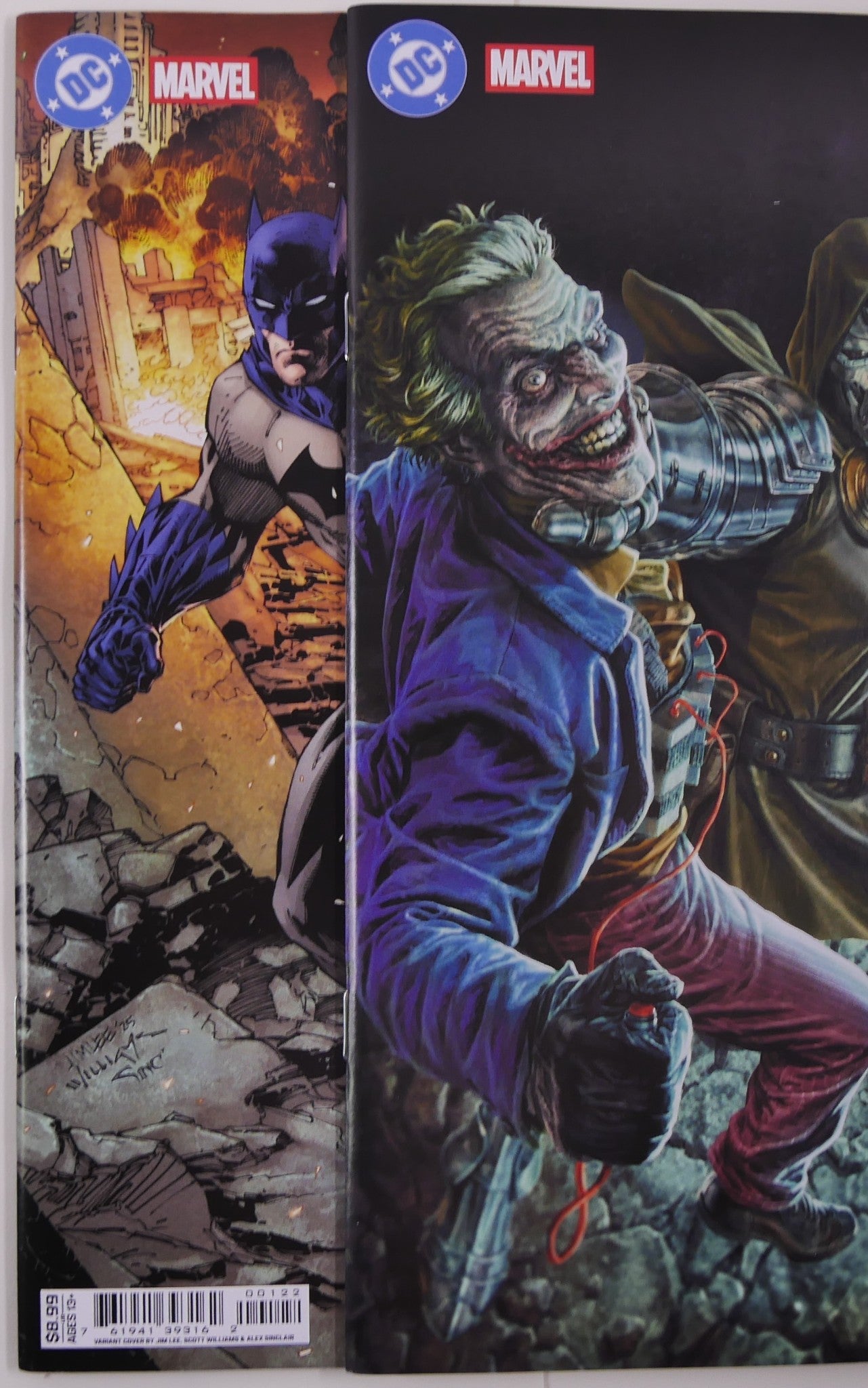 Batman Deadpool #1 Variant Set 2 Book Bundle Marvel DC Crossover
