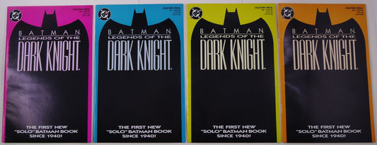 Batman Legends of the Dark Knight #1 4 book variant color set DC comics