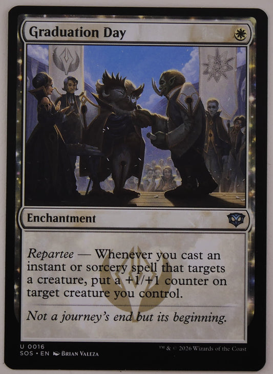 Graduation Day MTG SOS 0016 repartee counters enchantment