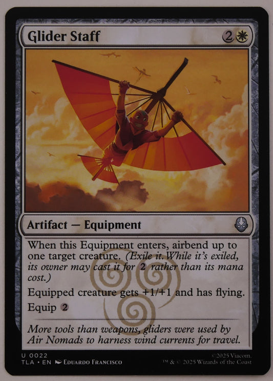 Glider Staff MTG TLA 0022 Equipment flying airbend ability