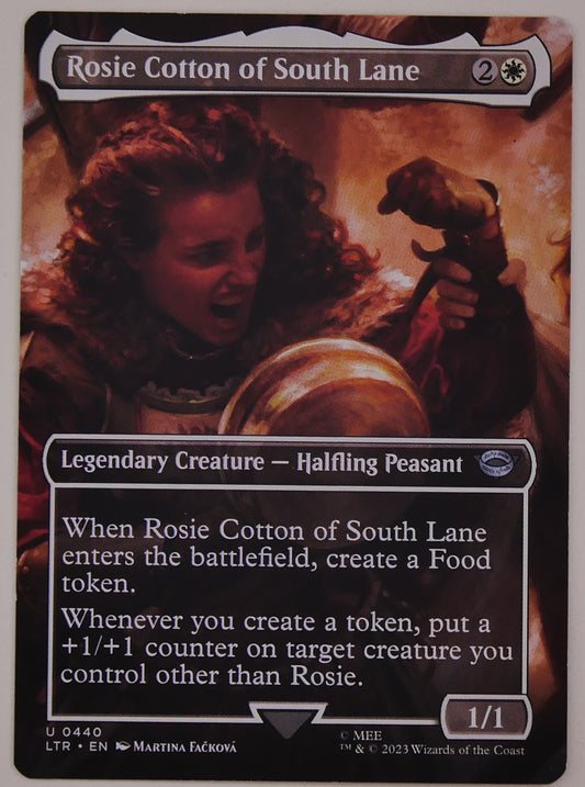 Rosie Cotton of South Lane MTG LTR 0440 Extended Art Food token synergy