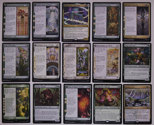 MTG Satsuki Saga engine bundle with enchantment synergy counters ramp cards