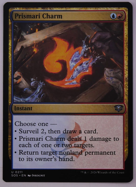 Prismari Charm SOS 211 regular finish MTG instant card