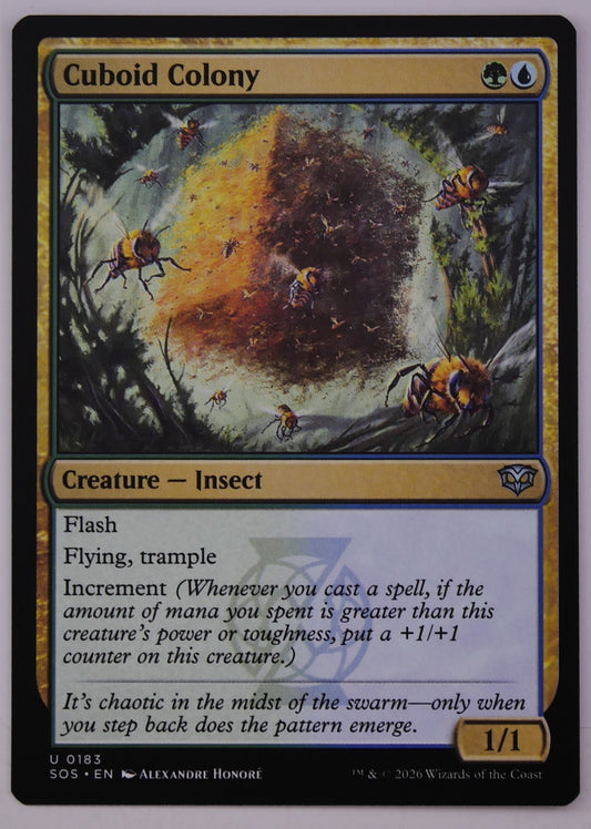 Cuboid Colony regular finish MTG SOS 183 flash counter synergy creature from DM Vault Co