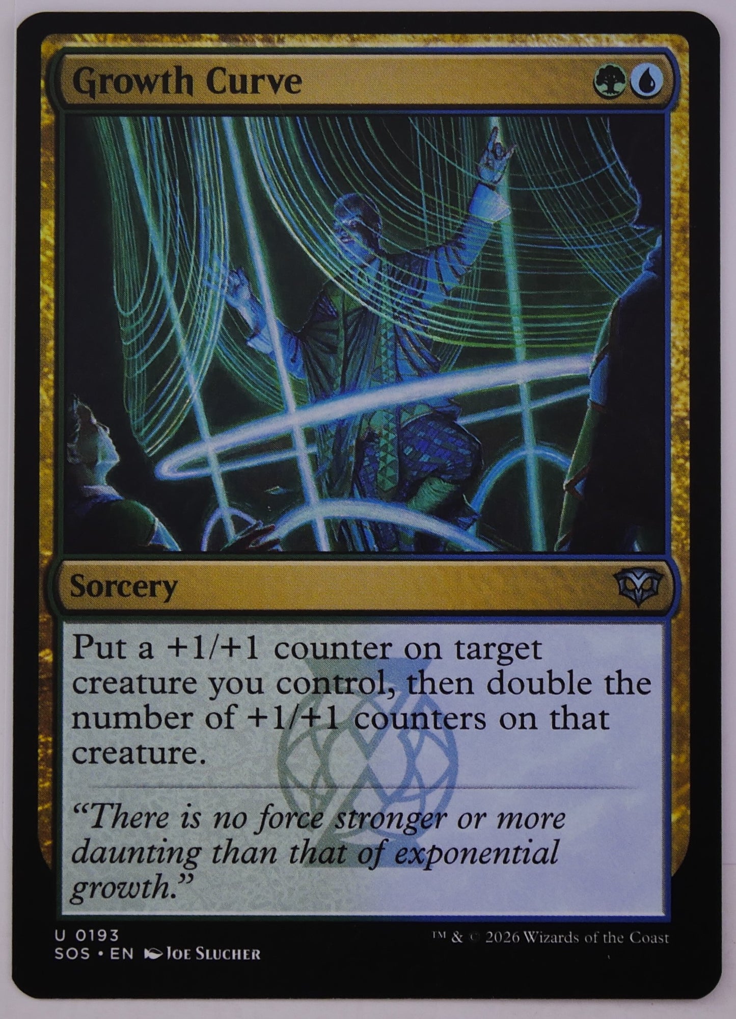 Growth Curve SOS 193 MTG Simic sorcery card from DM Vault Co