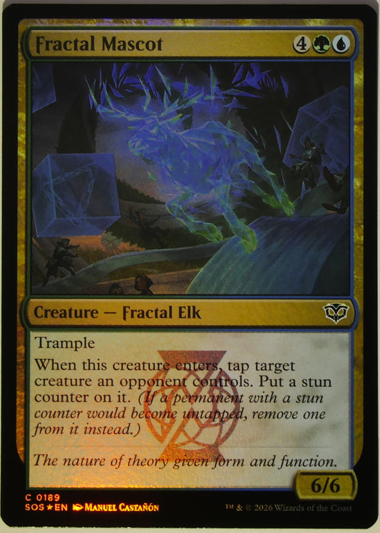 Fractal Mascot foil MTG SOS 0189 stun counter tempo creature