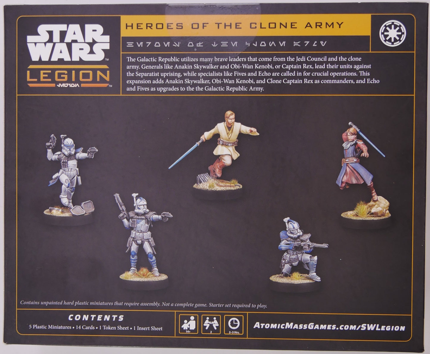 Star Wars Legion Heroes of the Clone Army Expansion AMG