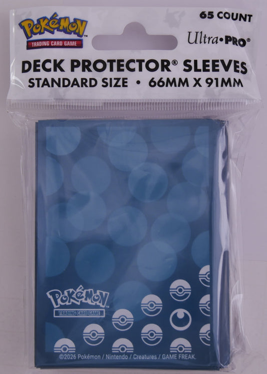 Pokemon Darkness Energy Deck Protector Sleeves 65ct Ultra Pro dark blue package