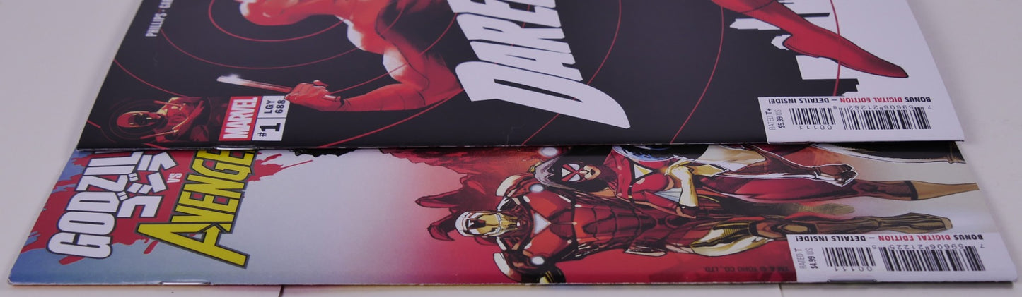 Marvel DC Comic Bundle Daredevil #1 Batman Deadpool Godzilla Avengers