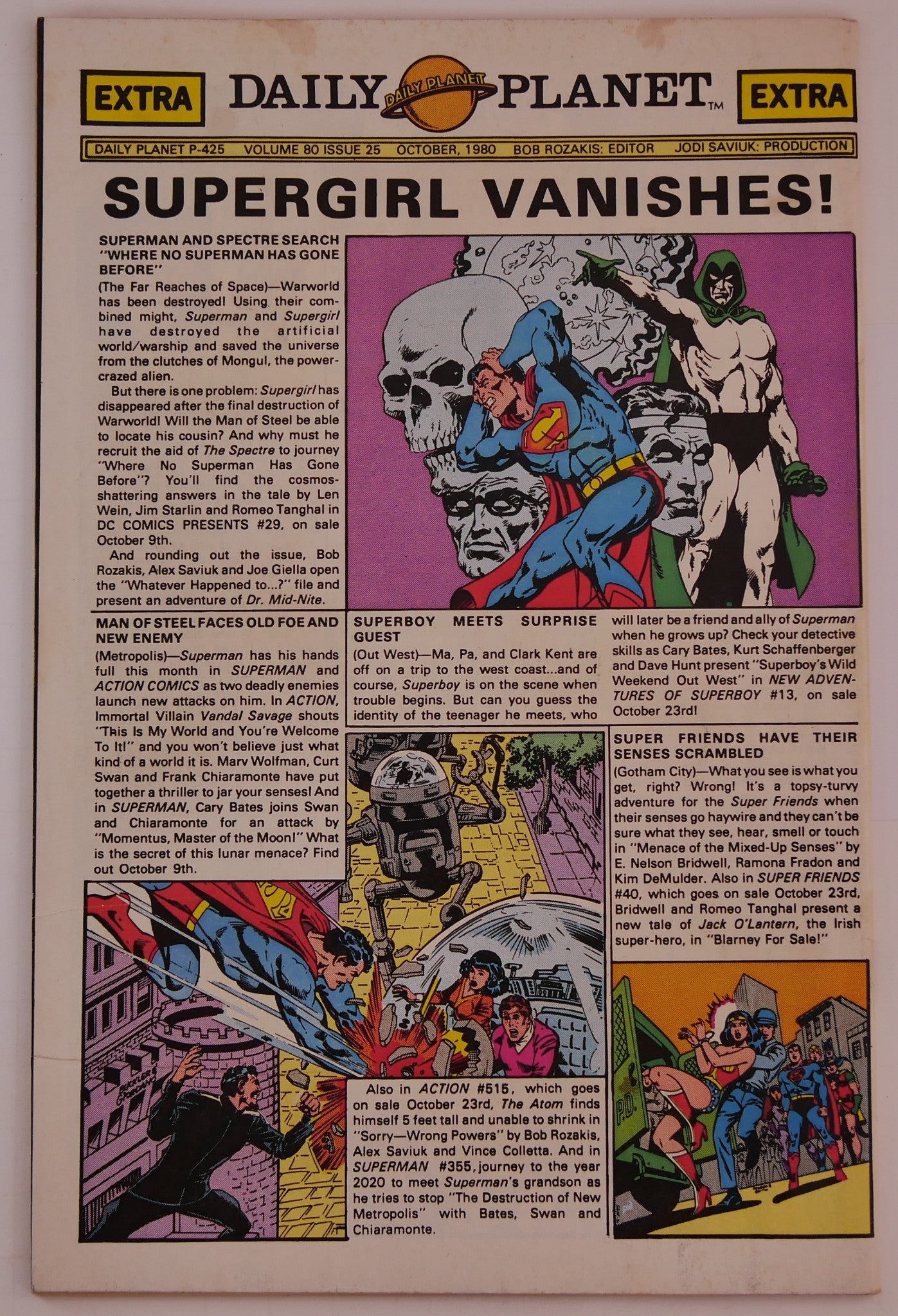 Superman Family Bronze Age Dollar Comic Bundle – Issues #205, #219, #220 & #221