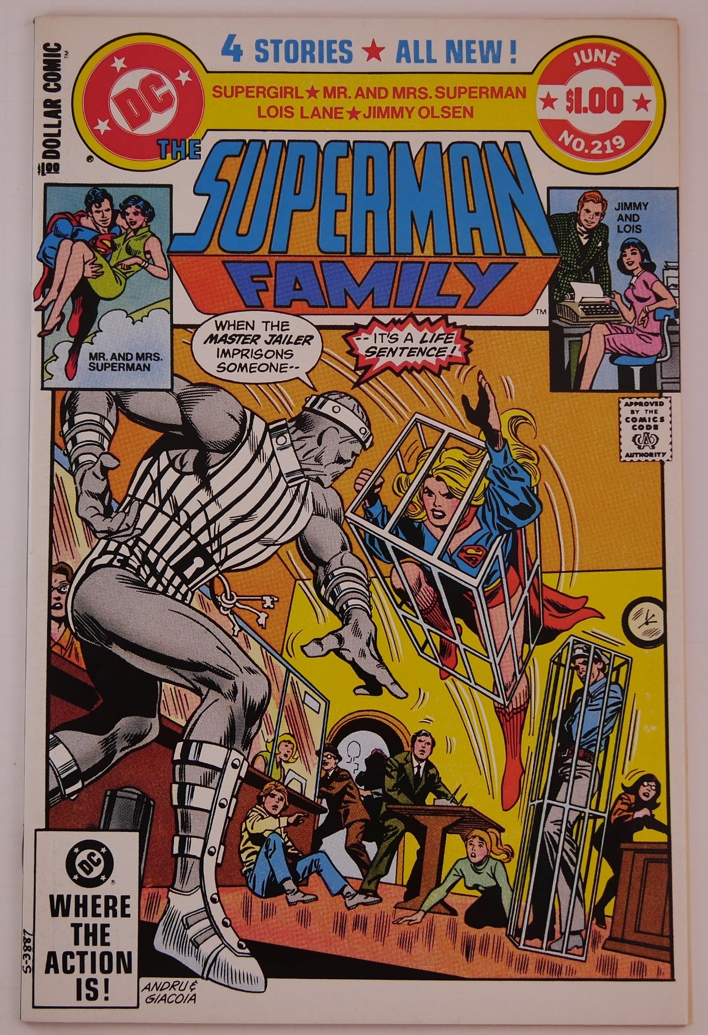 Superman Family Bronze Age Dollar Comic Bundle – Issues #205, #219, #220 & #221