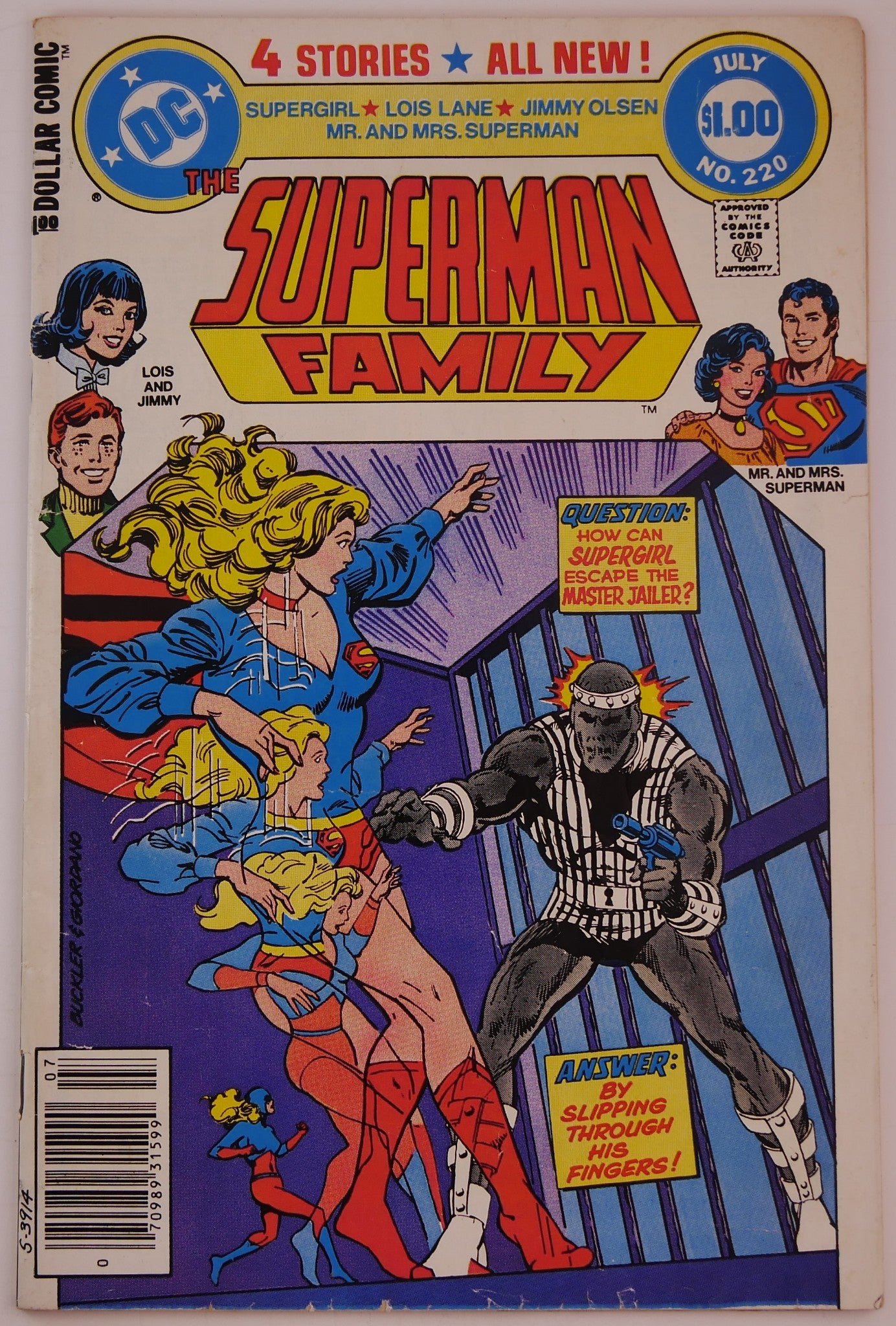 Superman Family Bronze Age Dollar Comic Bundle – Issues #205, #219, #220 & #221