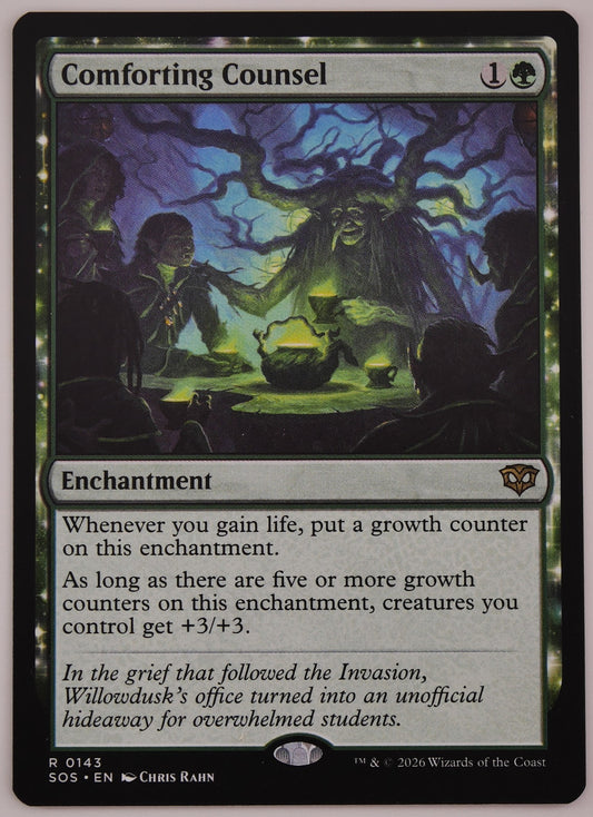 Comforting Counsel regular finish MTG card from Secrets of Strixhaven SOS 143