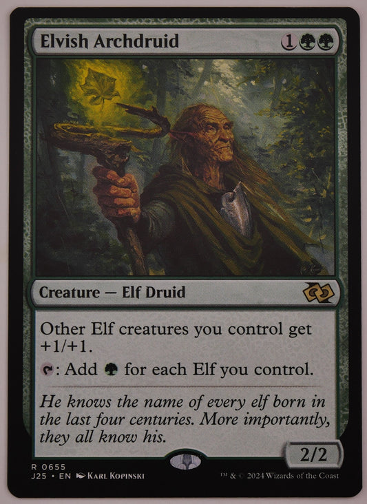 Elvish Archdruid J25 655 regular finish MTG card from DM Vault Co