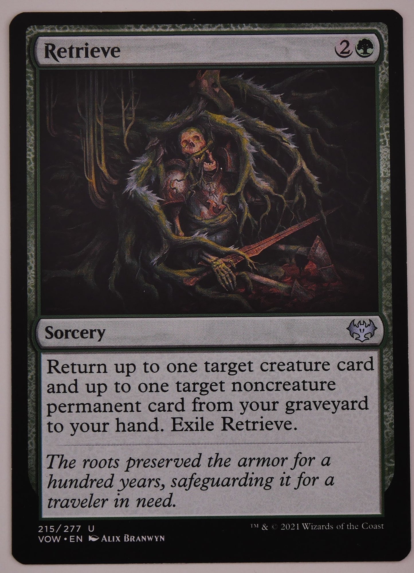Retrieve VOW 215 regular finish MTG graveyard recursion sorcery card from DM Vault Co