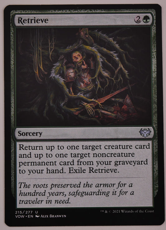 Retrieve VOW 215 regular finish MTG graveyard recursion sorcery card from DM Vault Co