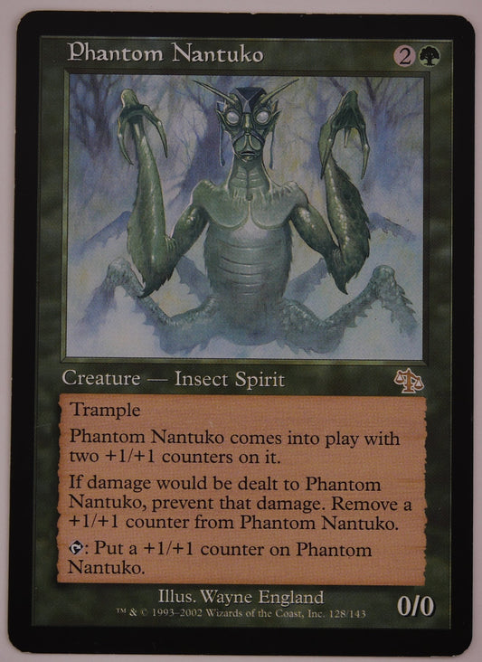 Phantom Nantuko JUD 128 MTG Insect Spirit creature card from Judgment 2002