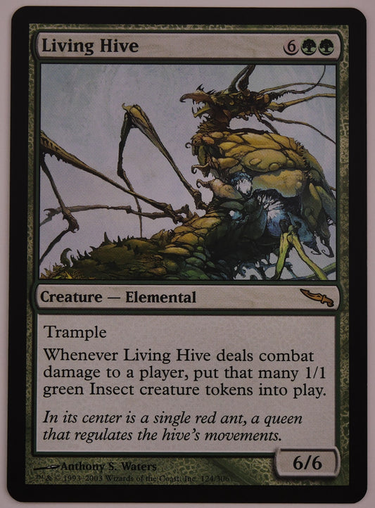 Living Hive MRD 124 regular finish MTG Elemental creature card