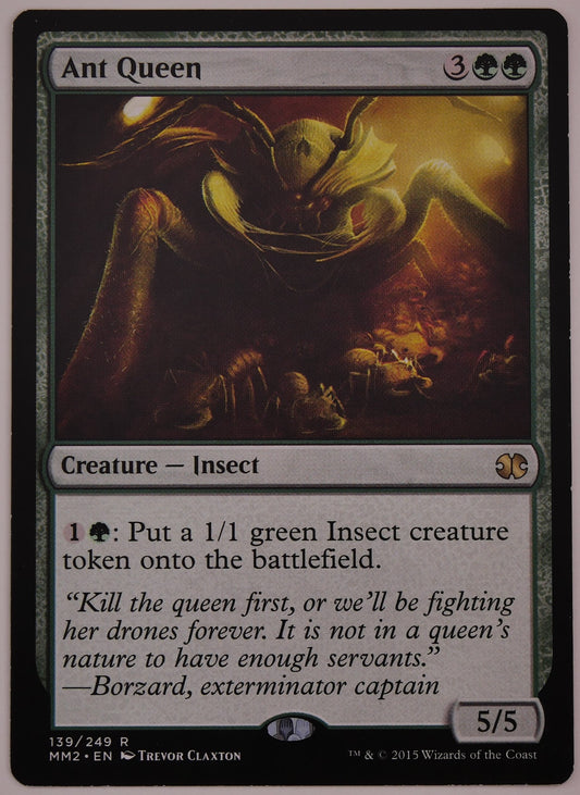 Ant Queen MM2 139 regular finish MTG Insect creature card
