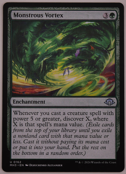 Monstrous Vortex MH3 0162 MTG enchantment card regular finish