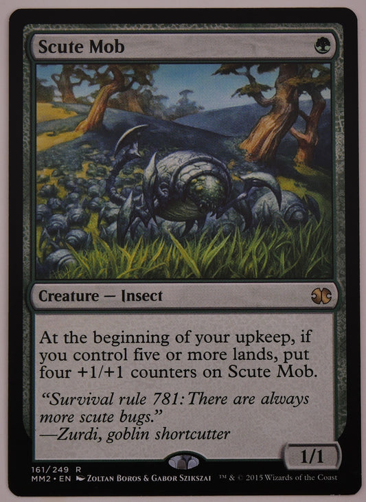 Scute Mob MM2 161 regular finish MTG Insect rare card
