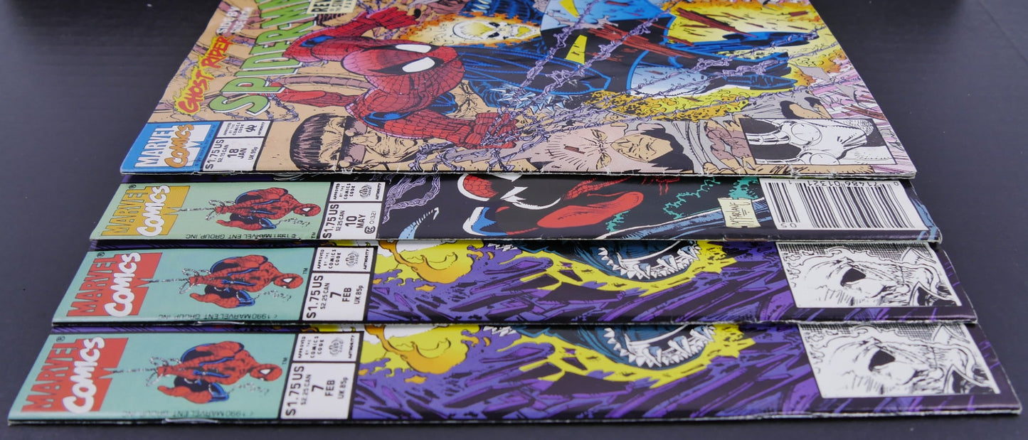 Todd McFarlane Spider-Man Lot #7x2 #10 #18 Ghost Rider Sinister Six
