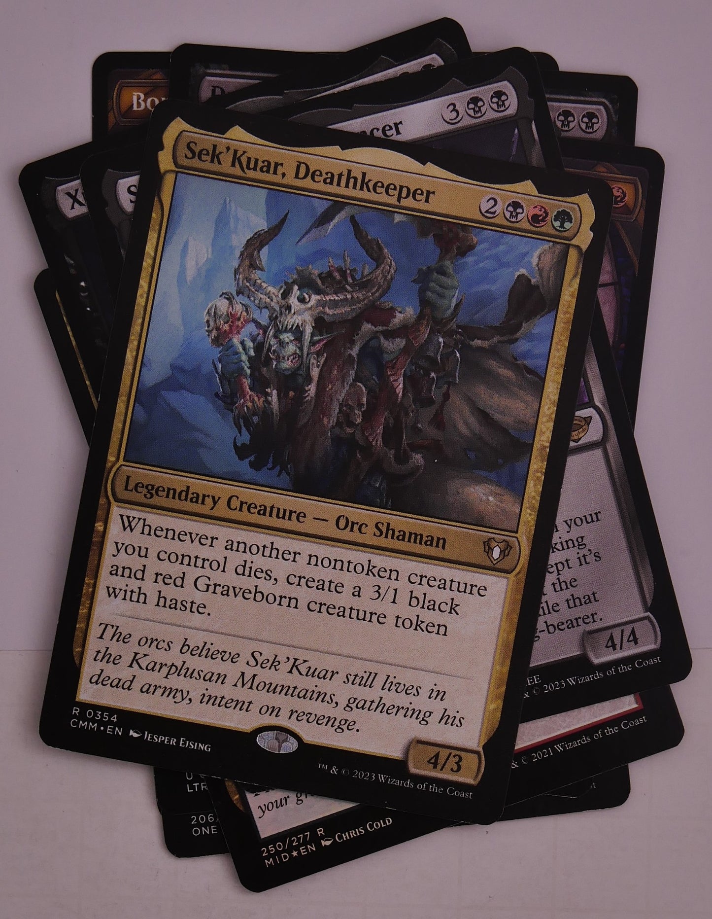 MTG Jund Aristocrats Reanimator Commander Bundle Sek'Kuar
