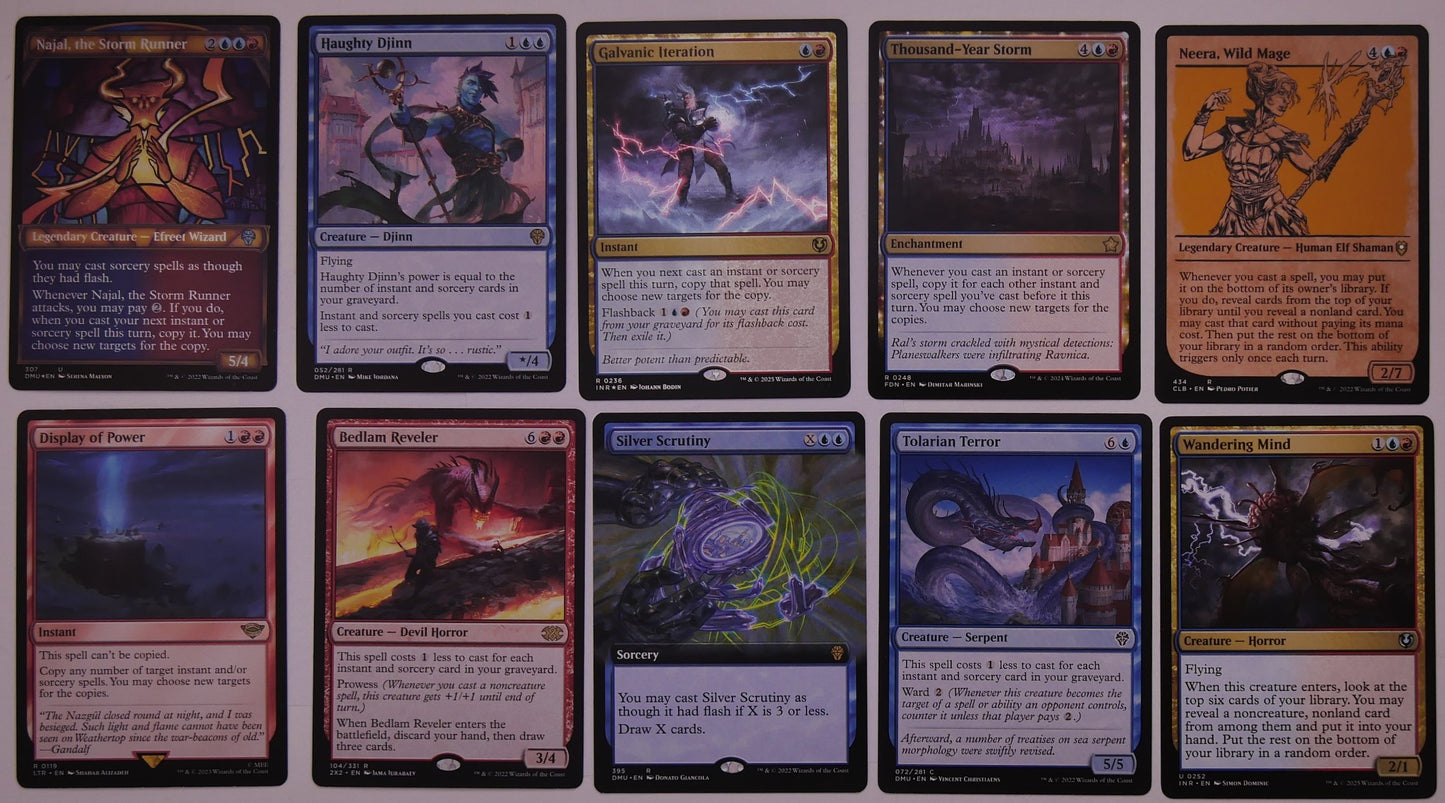 Neera Izzet Spellslinger Storm MTG Commander Bundle
