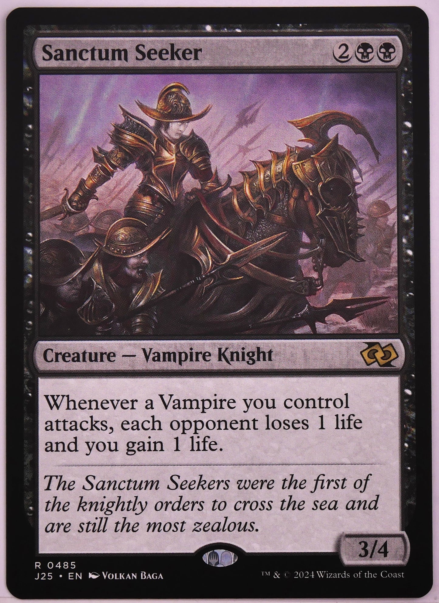 Sanctum Seeker J25 485 regular finish MTG Vampire Tribal card from DM Vault Co.