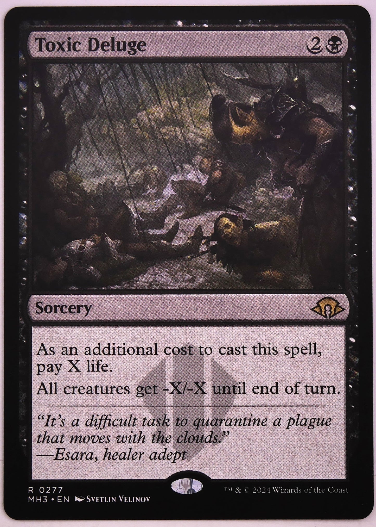 Toxic Deluge MH3 277 regular finish MTG Board Wipe card from DM Vault Co.