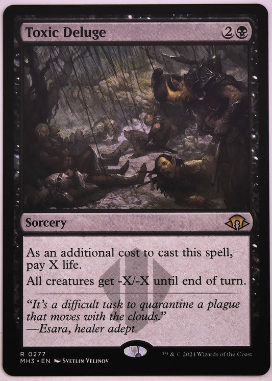 Toxic Deluge MH3 277 regular finish MTG Board Wipe card from DM Vault Co.