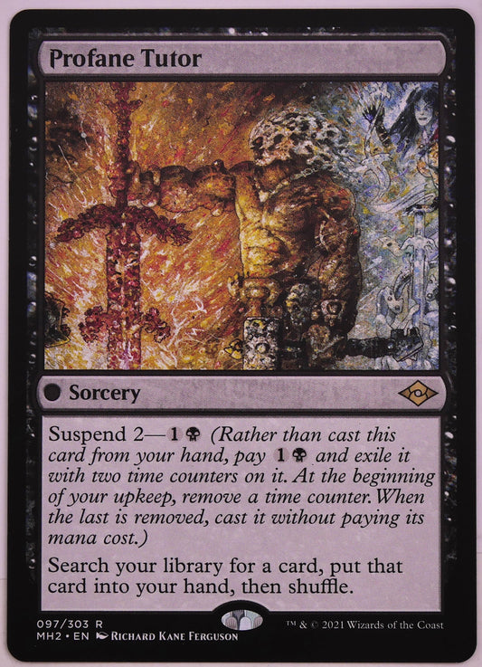 Profane Tutor MH2 97 MTG sorcery tutor card from Modern Horizons 2 | DM Vault Co