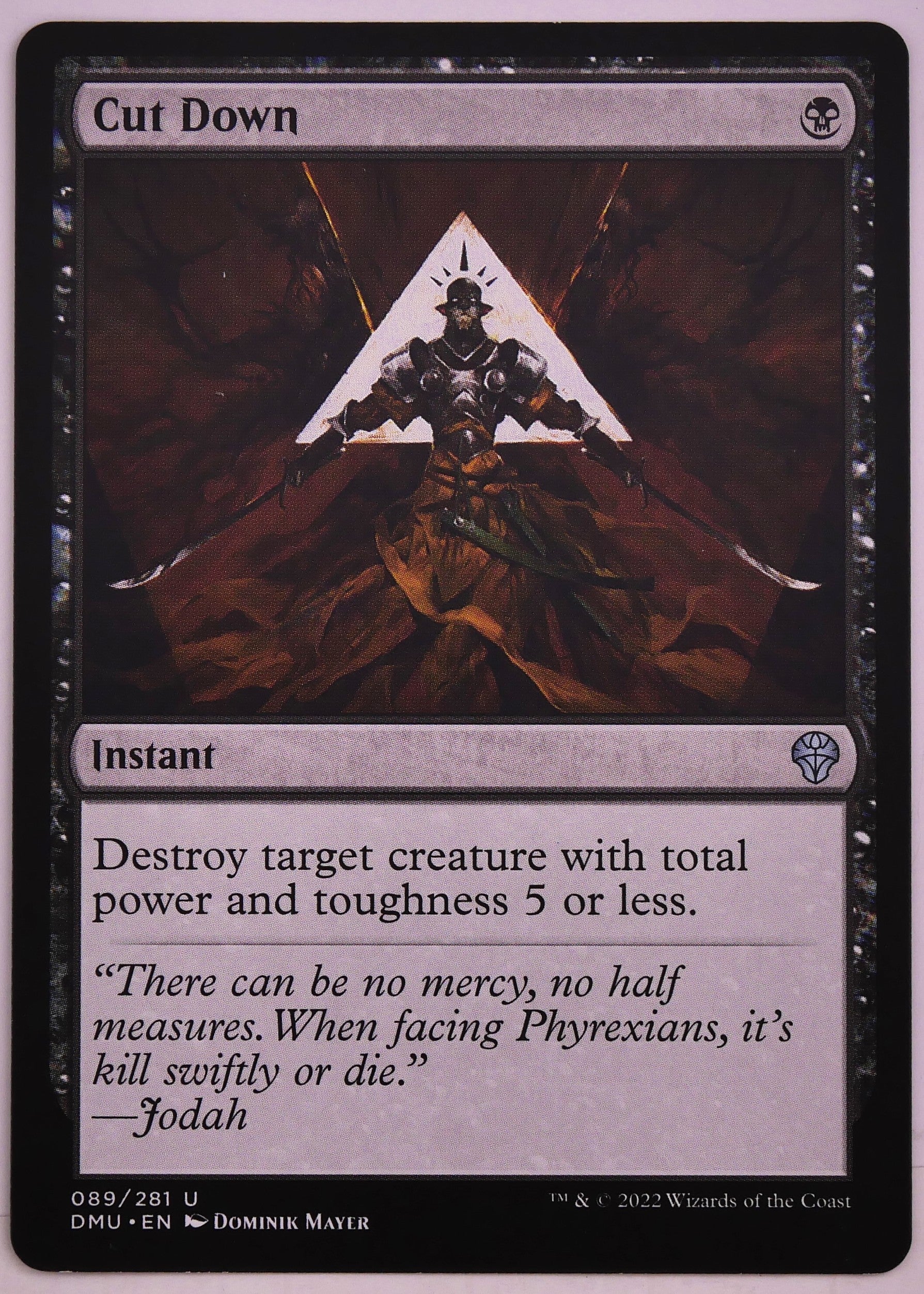 Cut Down DMU 89 MTG instant removal card from Dominaria United | DM Vault Co