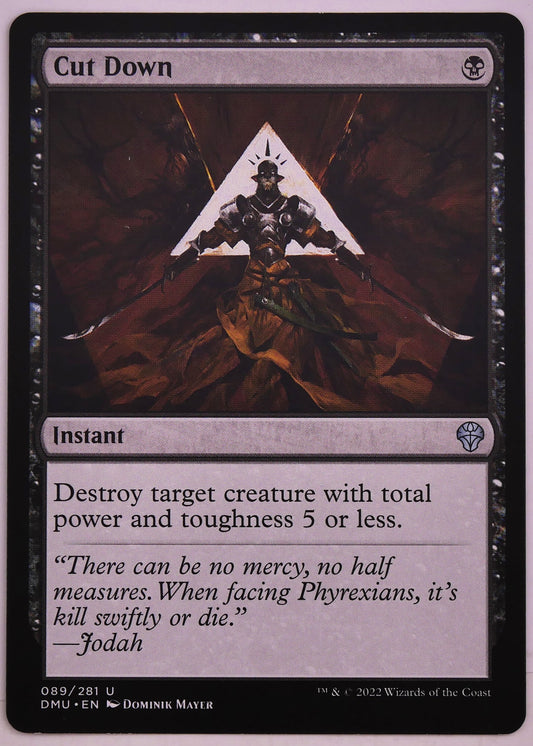 Cut Down DMU 89 MTG instant removal card from Dominaria United | DM Vault Co