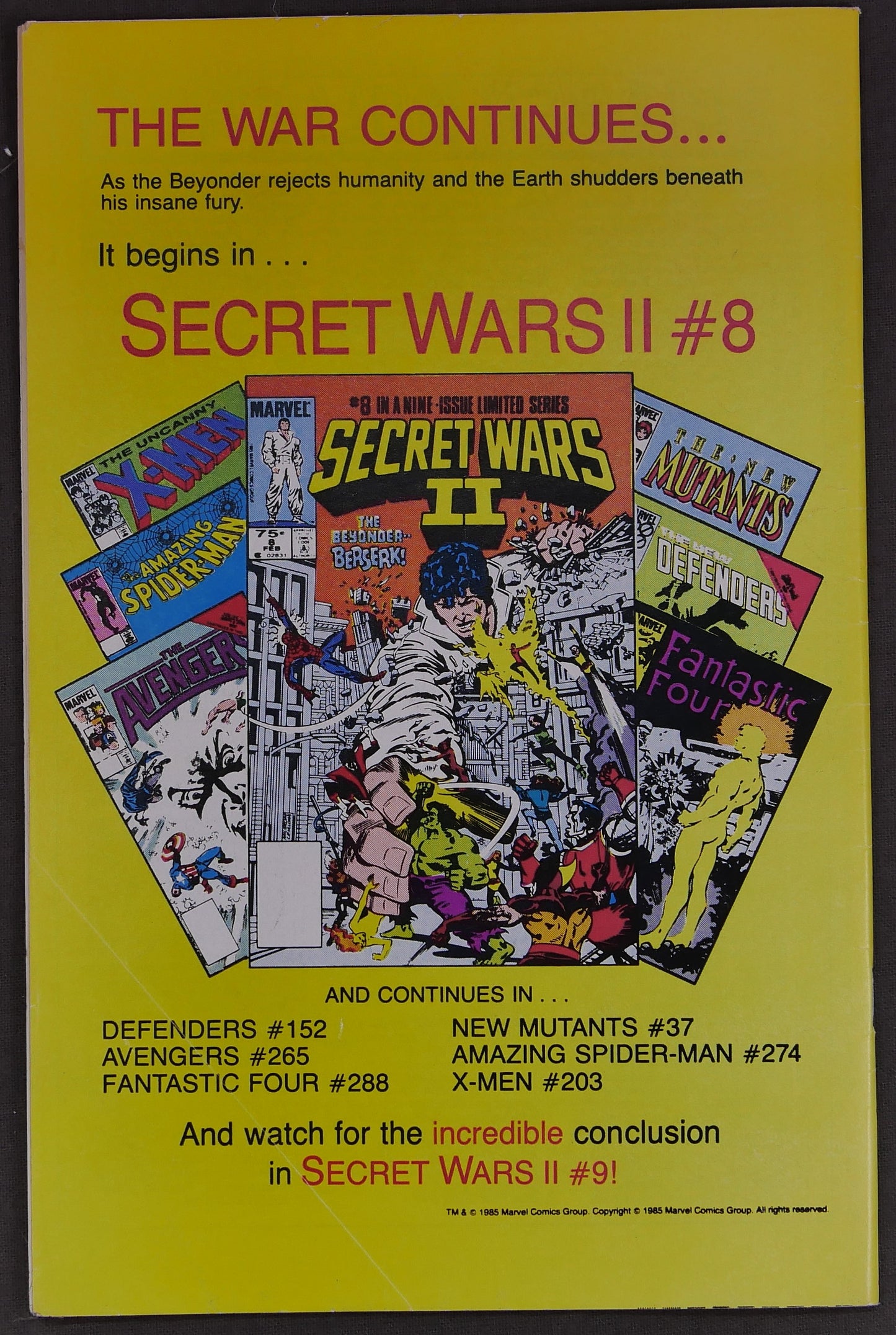 X-Factor #1 Original X-Men Return Marvel 1986